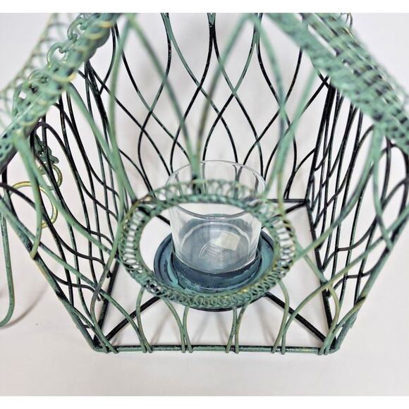 PartyLite Wire Bird and Cage Votive Holder Retired NIB P28B/P90264 - Picture 2 of 9